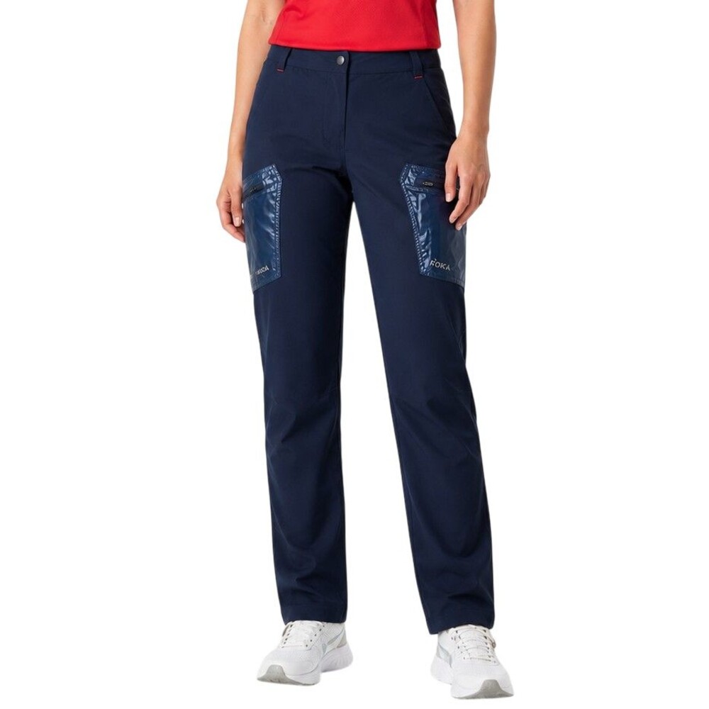 Roka USAT Triathlon Podium Pants Women's Small Pre-Race Warmup Pant Navy Blue